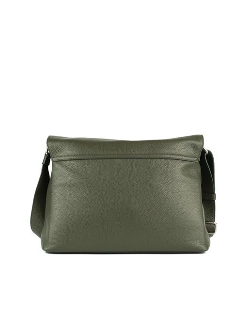 Orciani Green Micron Messenger Bag for men