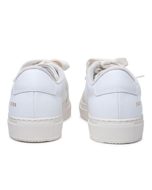 Common Projects White 'Tennis Pro' Leather Sneakers for men
