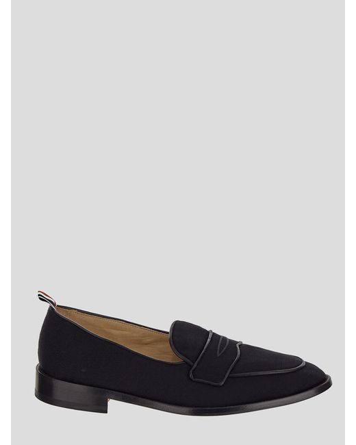 Thom Browne Blue Thome Varsity Penny Loafers for men