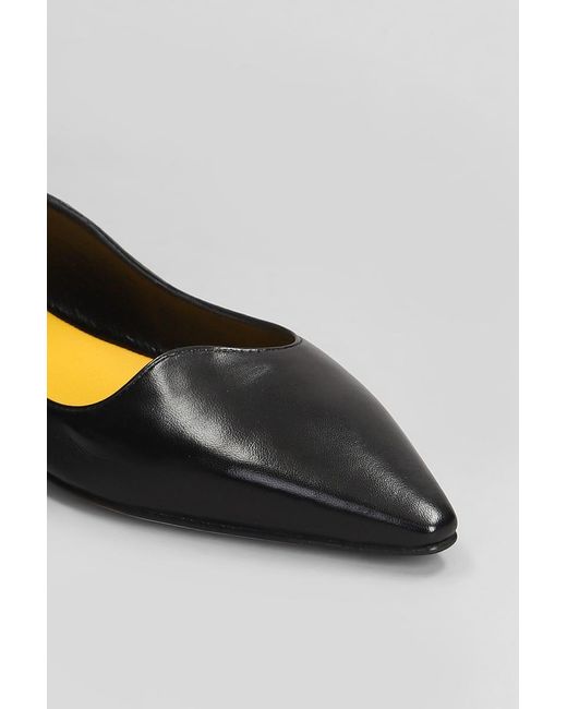 Mara Bini Black Ballet Flats