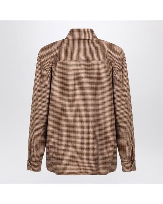 Saint Laurent Brown Overshirt