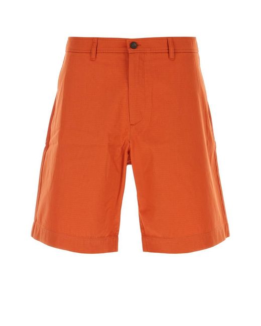 Maison Kitsuné Orange Maison Kitsune Shorts for men