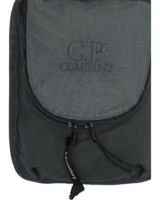 C P Company White "Plain Paper Touch" Shoulder Bag for men
