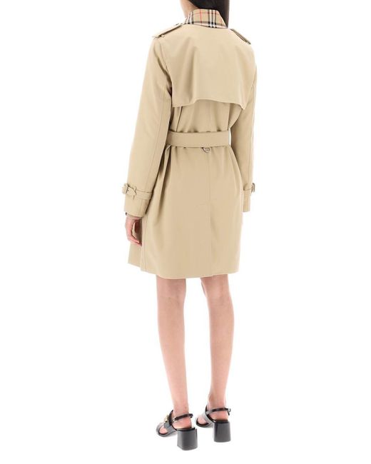 Burberry Natural Montrose Double-breasted Trench Coat