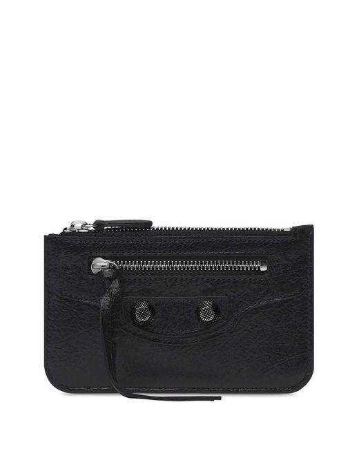 Balenciaga Black Le Cagole Leather Wallet