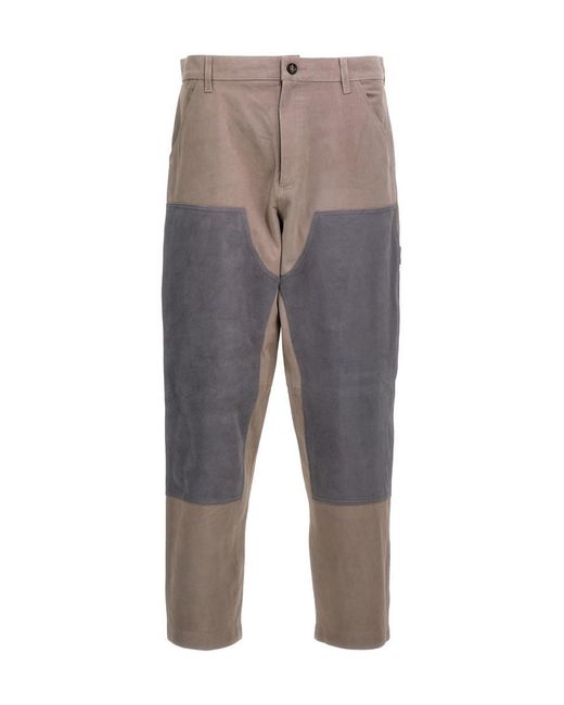 LC23 Gray Pantalone 'Work Double Knee' for men