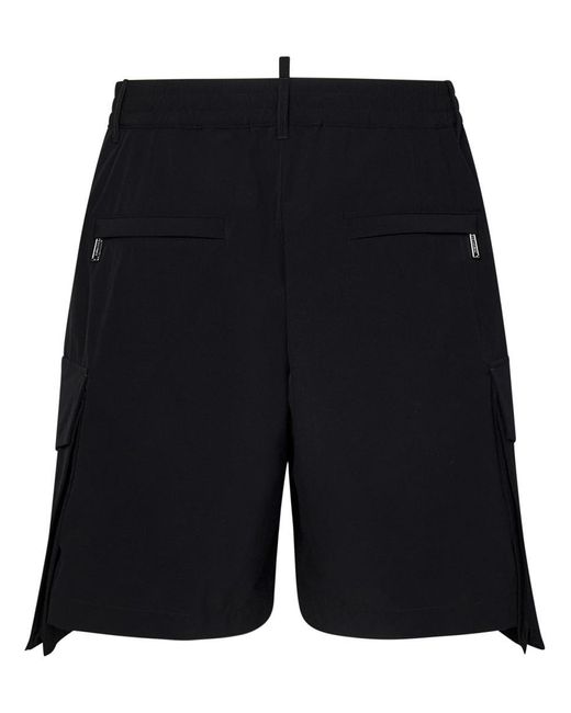 DSquared² Black Shorts for men