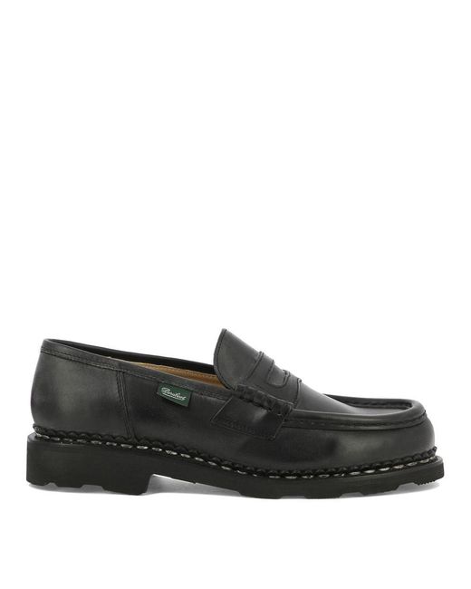 Paraboot Black "orsay Griff Ii" Loafers