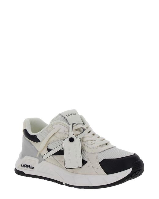 Off-White c/o Virgil Abloh White Off- And Low Top Sneakers With Logo Detail for men