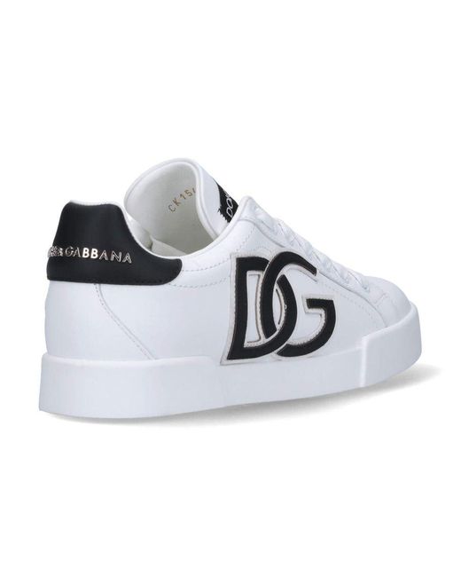 Dolce & Gabbana White Sneakers 'portofino'