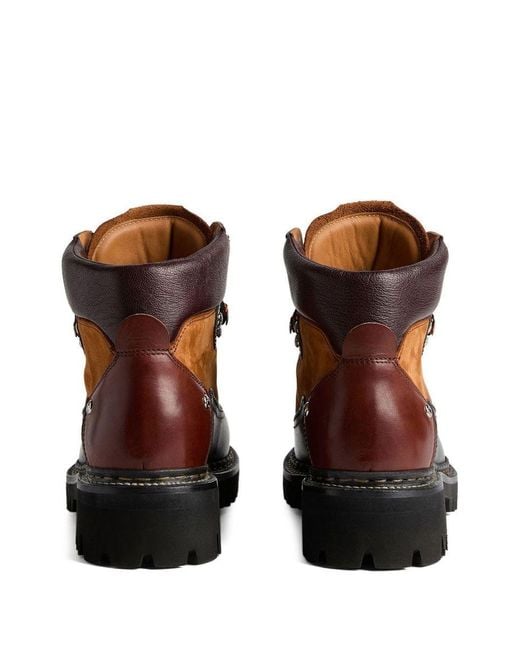 DSquared² Brown And Black Leather Boots for men