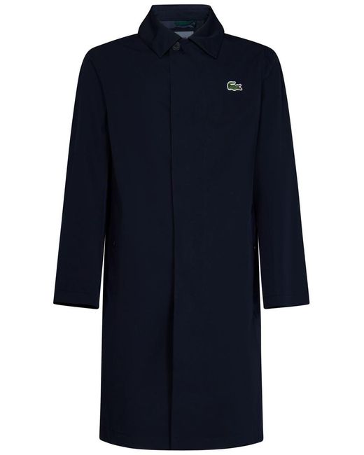 Lacoste Blue Trench Coat for men