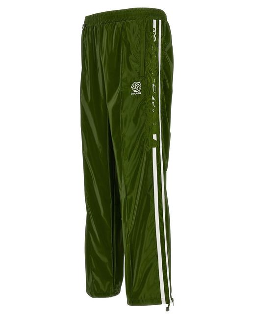 Doublet Green 'Laminate Track' Joggers for men