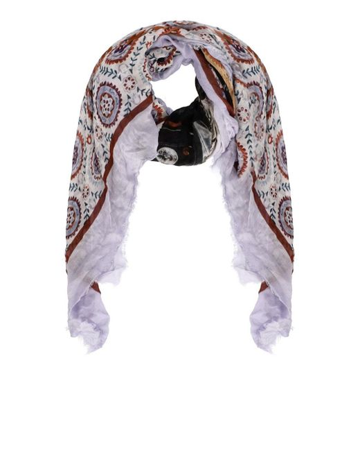 Bob White Lucky Multicolored Printed Scarf for men