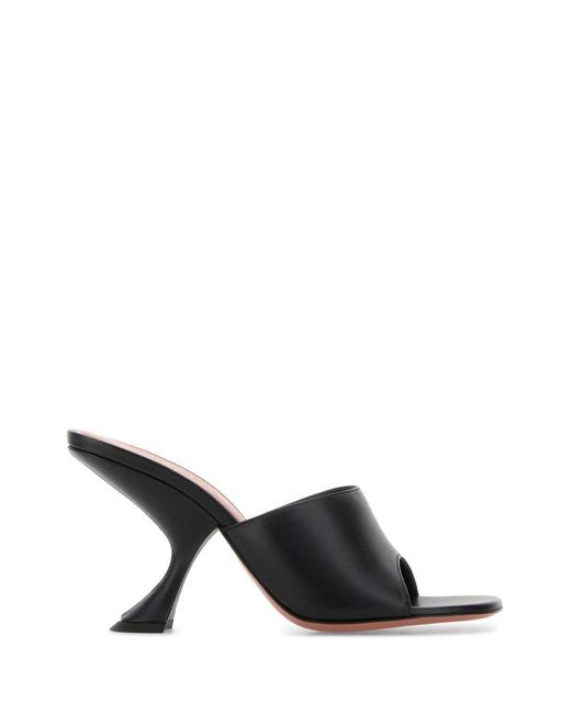 AMINA MUADDI Black Sandals