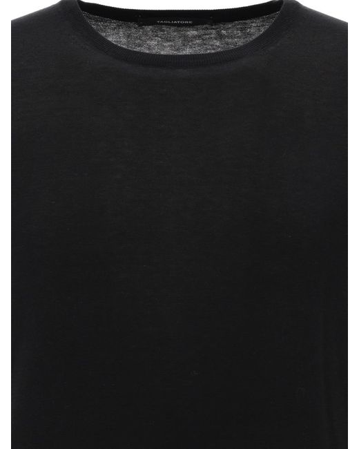 Tagliatore Black "Josh" T-Shirt for men
