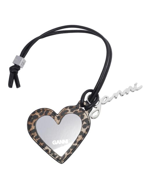 Ganni Metallic Keychains
