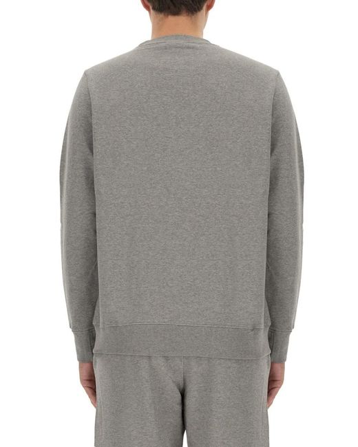 PS by Paul Smith Gray Sweatshirt With Zebra Patch for men