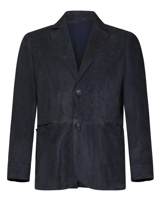 Franzese Collection Blue Franzese Napoli Gianni Agnelli Model Blazer for men