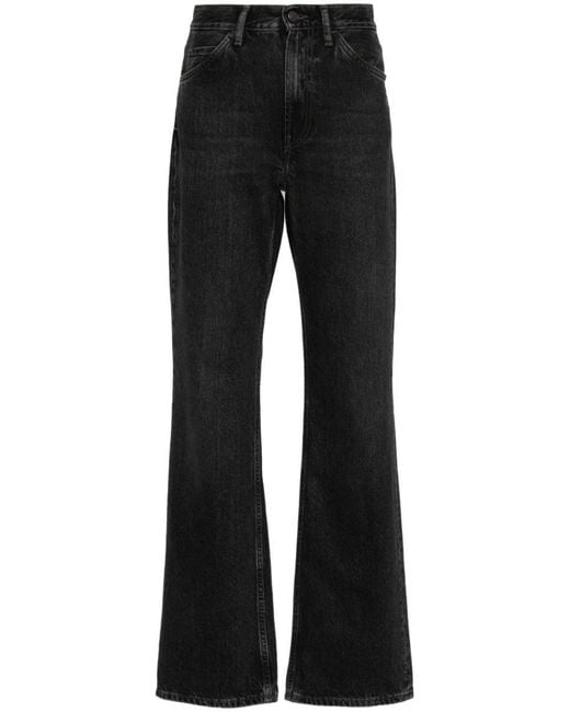 Acne Black Denim Cotton Jeans