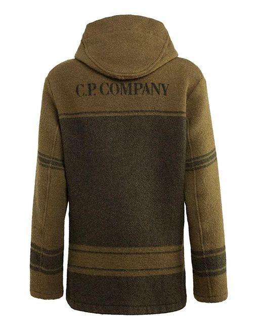 C P Company Green Coatsjackets for men