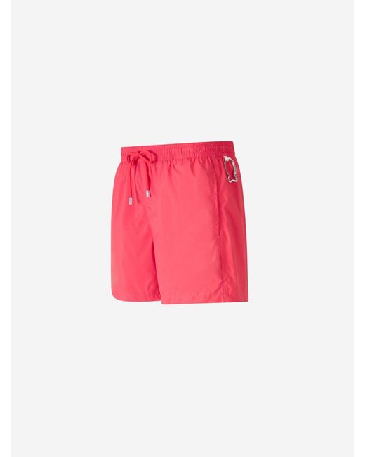 Fedeli Pink Technical Swimsuit for men