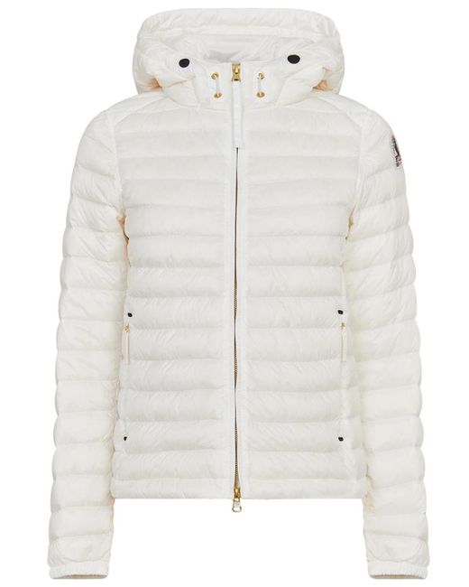 Parajumpers Synthetic Suiren Hooded Down Jacket in White | Lyst Canada
