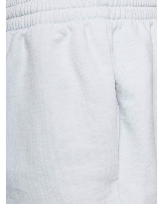 Balenciaga White Cotton Sweatshorts