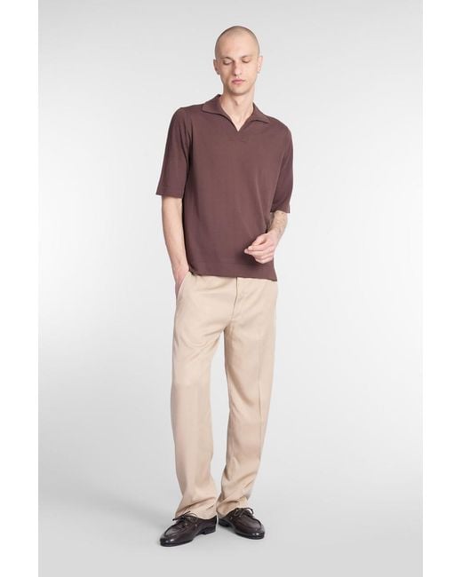 Ballantyne Purple Polo for men