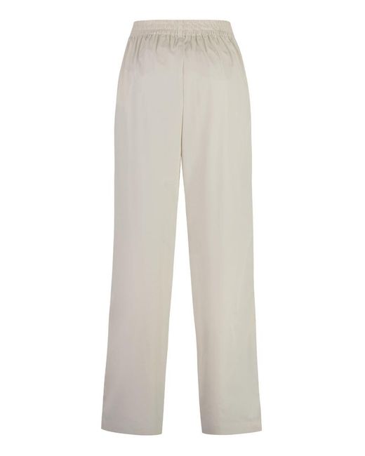 Isabel Marant White Cotton Blend Trousers for men