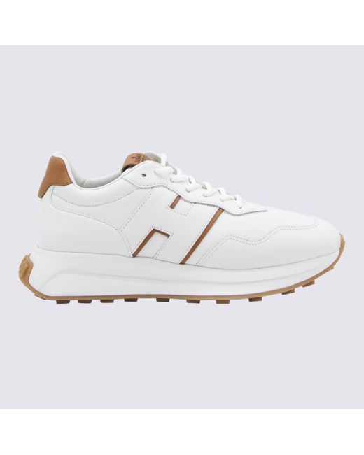 Hogan White And Leather H641 Sneakers