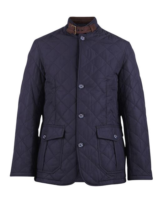 Barbour Blue Three-Quarter Coats for men