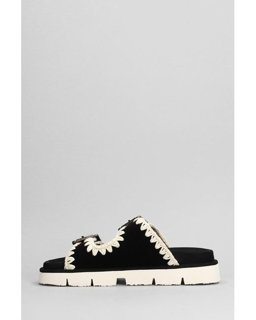 Mou Black New Bio Slipper-Mule