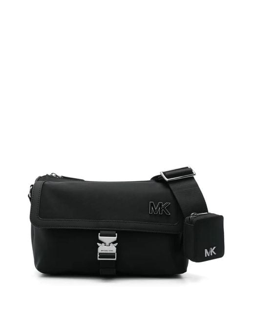Michael Kors Black Aviator Flap Messenger W Pouch Bags for men