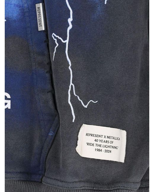 Represent Blue Sweaters for men