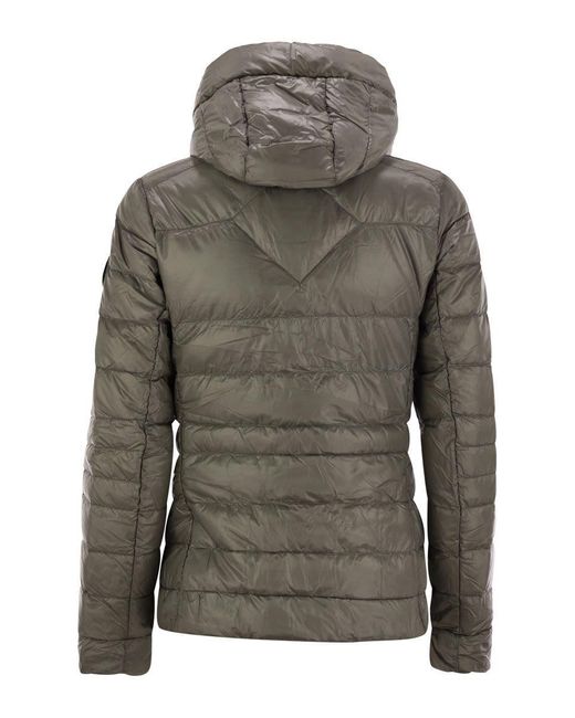 Canada Goose Green Hooded Ripstop Down Puffer Jacket