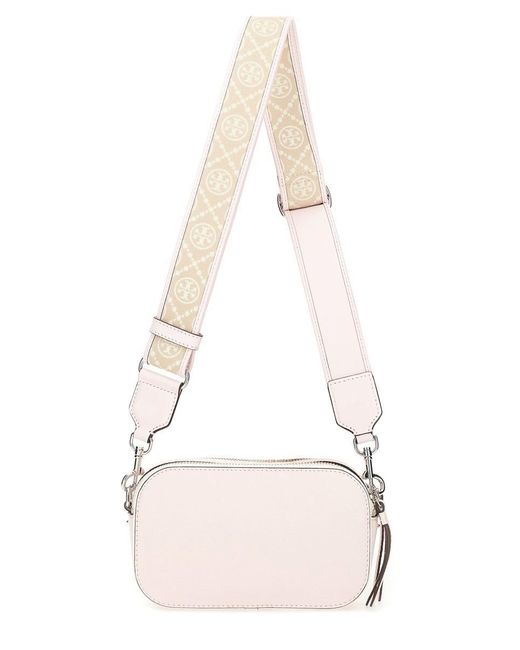 Tory Burch Natural Mini "Miller" Shoulder Bag