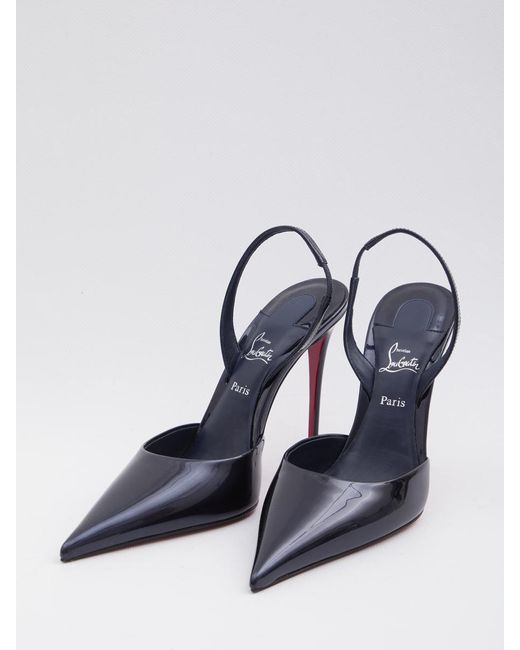 Christian Louboutin White Kate Max O Sling Slingback Pumps