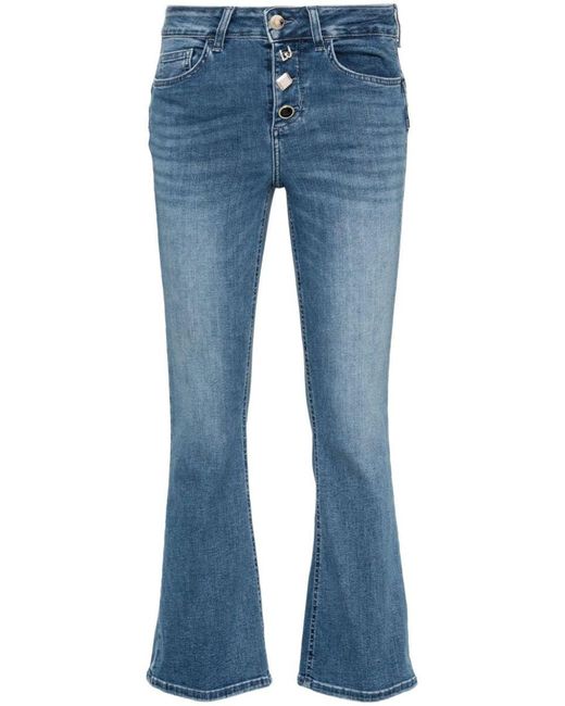 Liu Jo Blue Mid-rise Jeans