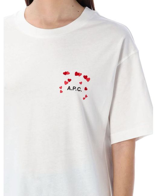 A.P.C. White T-shirt Amo