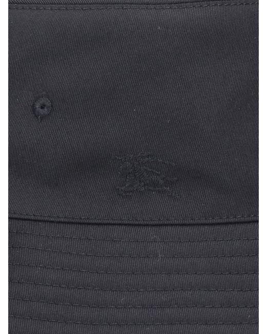 Burberry Blue Reversible Bucket Hat