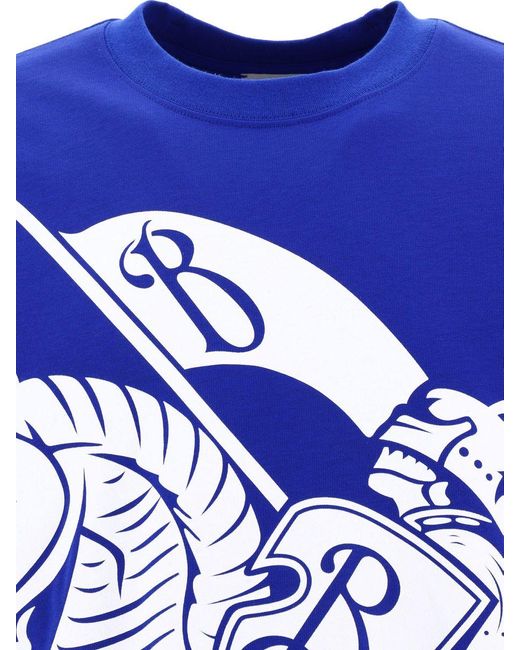 Burberry Blue "Ekd" T-Shirt for men