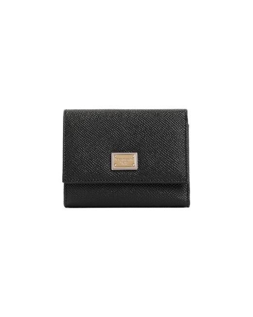 Dolce & Gabbana Black Dauphine Wallet Accessories