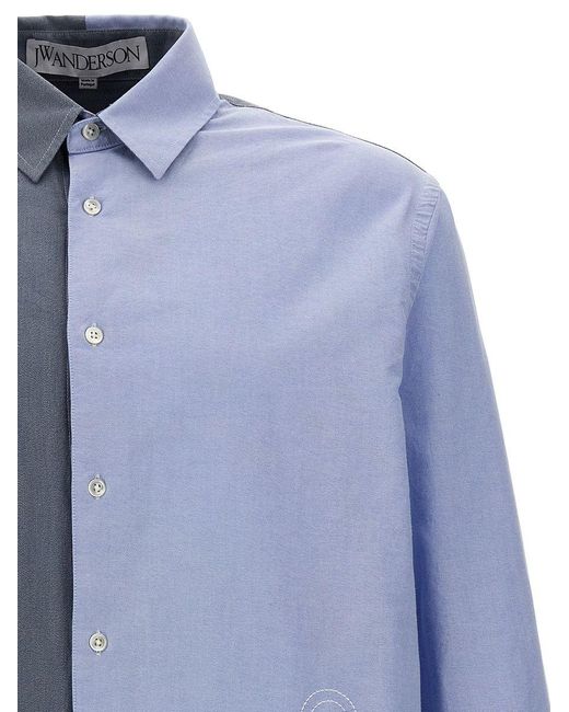 J.W. Anderson Blue Anchor Shirt, Blouse for men