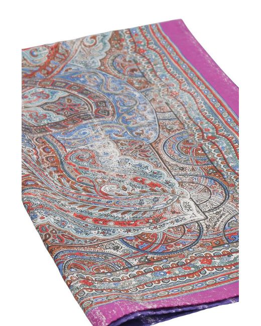 Faliero Sarti Multicolor Nuria Printed Silk Scarf