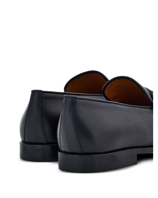 Ferragamo White Moccasin With Gancini Ornament for men
