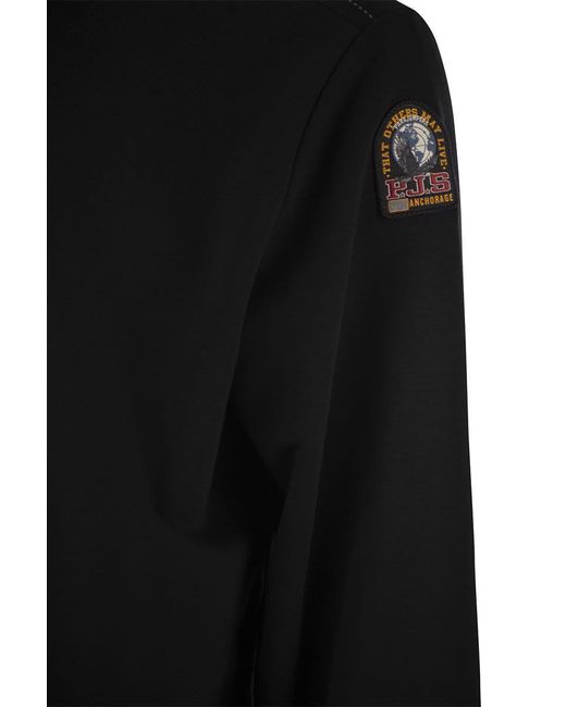 Parajumpers Black K2 - Cotton Crew-neck Sweatshirt for men