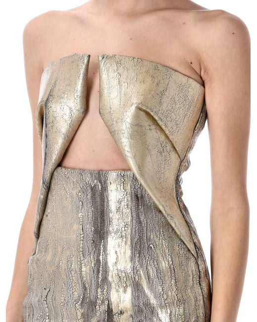 Rick Owens Multicolor Prong Mini Dress