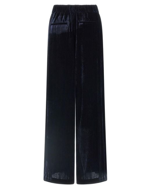 Peserico Black Velvet Pants