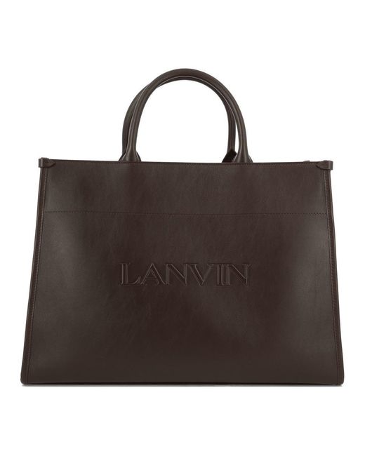 Lanvin Black "mm" Tote Bag